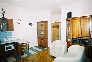 Living room of the studio