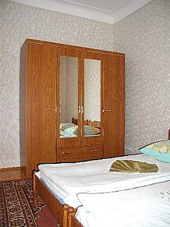 Bedroom. Apartment in Simferopol