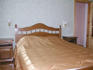 Bedroom. Apartment in Simferopol
